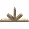 Ekena Millwork Saratoga Rough Sawn Timber Gable Bracket, Douglas Fir, 72"W x 45"H x 6"D x 6"F, 15/12 Pitch GBW072X45X0606SAR00RDF - alternate 3